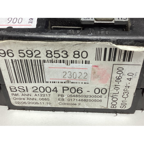 Peugeot 207 Citroen C2 C3 Sigorta Body Beyni 9659285380