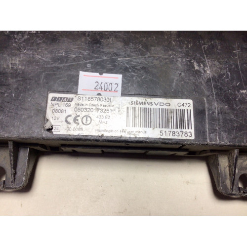 Fiat Panda 2 Sigorta Body Beyni S118578030I 081123234059