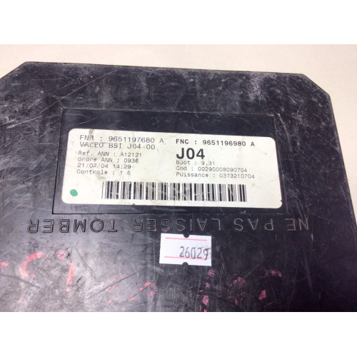 Peugeot 307 2.0Hdı Sigorta Body Beyni 9651196980A