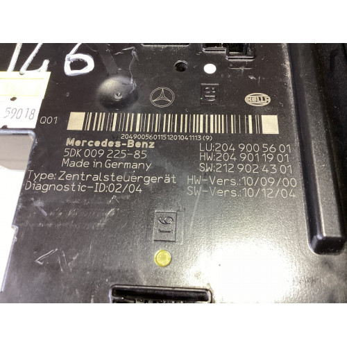 Mercedes C-Class W204 Sigorta Body Beyni 5DK009225-85 2049005601 2049011901 2129024301