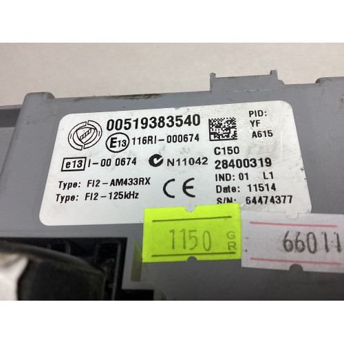 Fiat Doblo 3 Sigorta Body Beyni 00519383540 116RI-000674 28400319 FI2-AM433RX