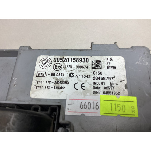 Fiat Doblo Opel Combo Sigorta Body Beyni 00520158930 116RI-000674 28468797 FI2-AM433RX