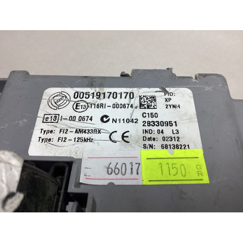 Fiat Doblo Sigorta Body Beyni 00519170170 116RI-000674 28330951 FI2-AM433RX