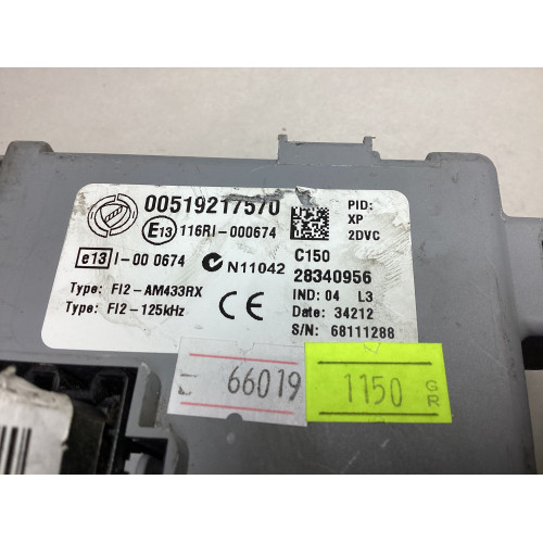Fiat Doblo Sigorta Body Beyni 00519217570 116RI-000674 28340956 FI2-AM433RX
