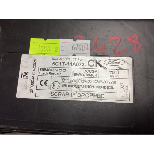 Ford Transit Sigorta Body Beyni 6C1T-14A073-CK 5WK48948K