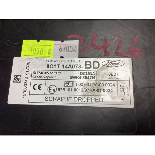 Ford Transit Sigorta Body Beyni 8C1T-14A073-BD 5WK48947N