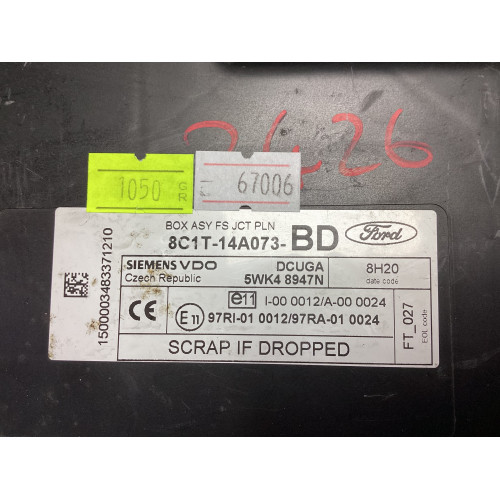 Ford Transit Sigorta Body Beyni 8C1T-14A073-BD 5WK48947N