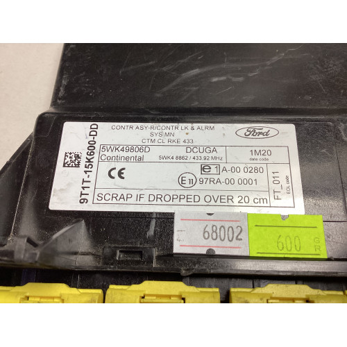 Ford Transit Connect Konfor Beyni 9T1T-15K600-DD 5WK49806D 5WK48862