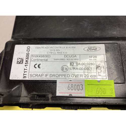 Ford Transit Connect Konfor Beyni 9T1T-15K600-DD 5WK49806D 5WK48862