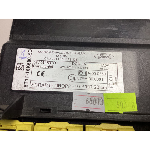 Ford Transit Connect Tourneo Connect Konfor Beyni 9T1T-15K600-ED 5WK9807D 5WK48862