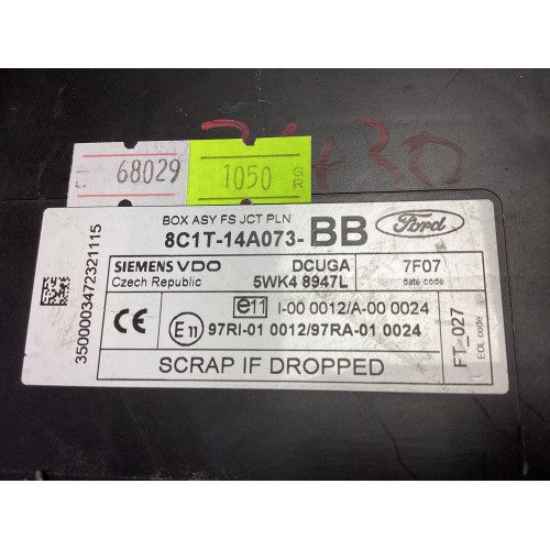 Ford Transit BCM Sigorta Body Beyni 8C1T-14A03-BB 5WK48947L