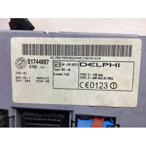 Fiat Doblo 1.3 Sigorta Body Beyni 51744897