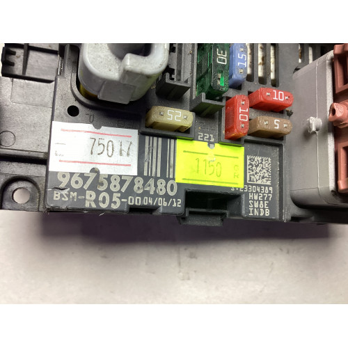 Peugeot 308 BSM R05 Sigorta Body Beyni 9675878480 BSM-R05-00