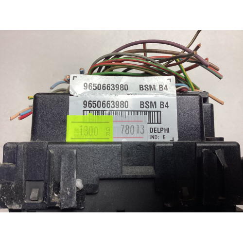 Peugeot 307 BSM B4 Sigorta Body Beyni 9650663980 BSM B4