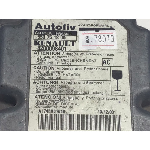 Renault Kangoo Airbag Beyni 8200098401 550751800